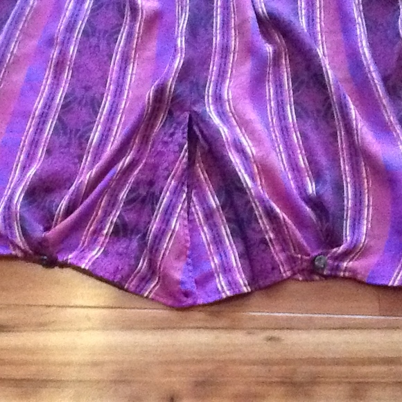 ANNE PINKERTON MAUVE BUTTON DOWN SHIRTDRESS SZ 6 - Picture 7 of 9